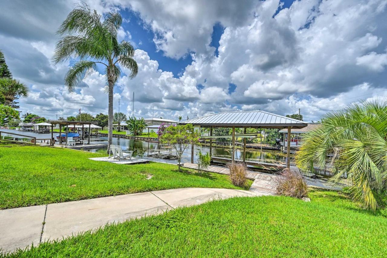 Waterfront Lake Placid Escape With Dock And Lanai Villa Exterior photo